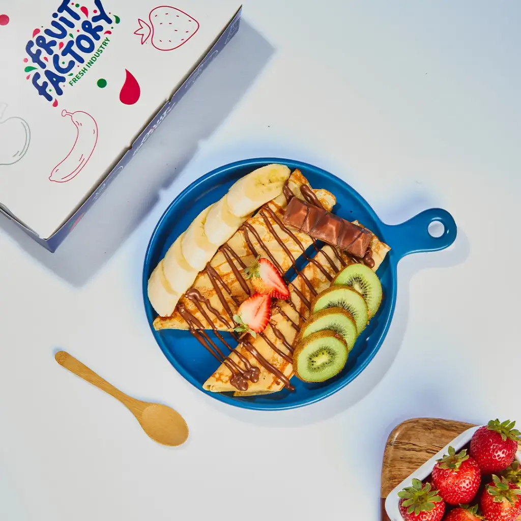 Chocolate Crepe with Fruits